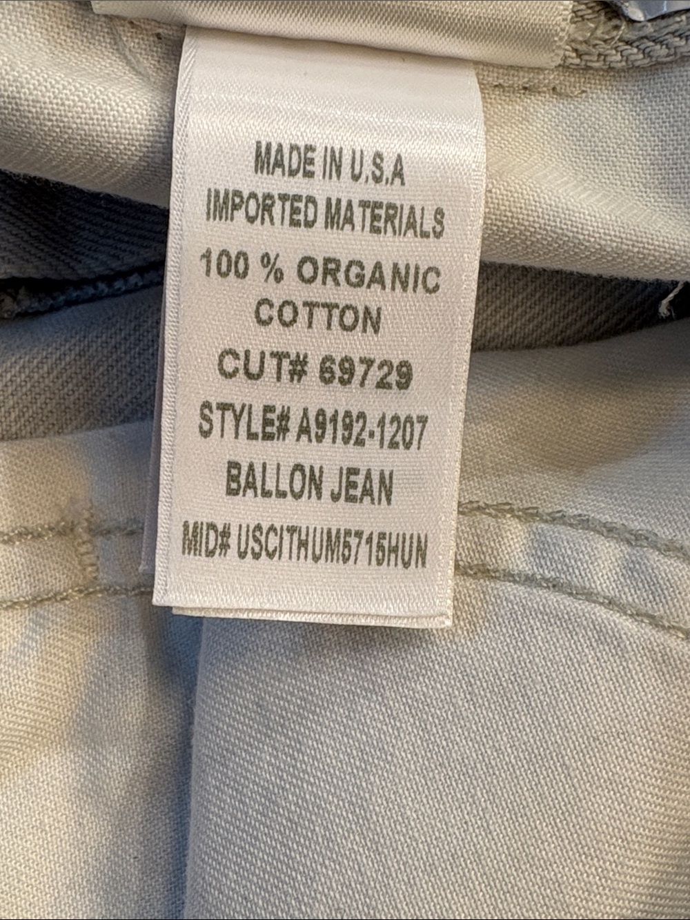 AGOLDE Ballon Jean in Pale Grey - Picture 10 of 11